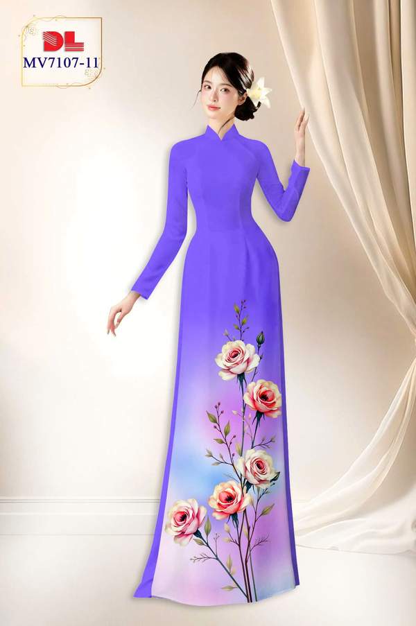 Vải Áo Dài Hoa Hồng AD MV7107 2 1769652900 168 vai ao dai hoa hong ad mv7107