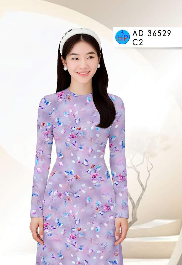 Vải Áo Dài In Hình Lá AD 36529 4 1769736058 63 vai ao dai in hinh la ad 36529