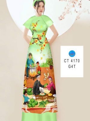 Vải Áo Dài Đón Tết AD CT4170 20 vai ao dai don tet ad ct4170
