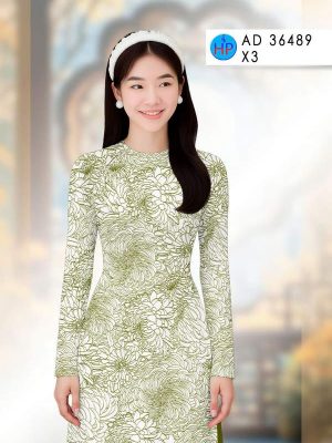 vai ao dai hoa in 3d ad 36489