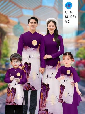 Vải Áo Dài Gia Đình Phong Cảnh AD CTNML074 20 1770001622 725 vai ao dai gia dinh phong canh ad ctnml074