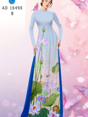Vải Áo Dài Hoa Sen AD 16490 22 1770171271 258 vai ao dai hoa sen ad 16490