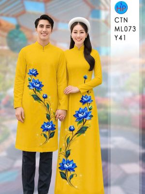Vải Áo Dài Cặp Đôi Hoa Sen AD CTNML073 20 1770258742 72 vai ao dai cap doi hoa sen ad ctnml073