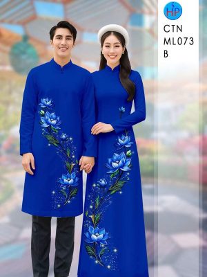 Vải Áo Dài Cặp Đôi Hoa Sen AD CTNML073 23 1770258743 819 vai ao dai cap doi hoa sen ad ctnml073