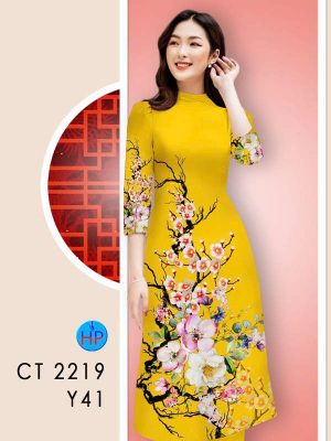 Vải Áo Dài Hoa In 3D AD CT2219 38 1770344440 2 vai ao dai hoa in 3d ad ct2219