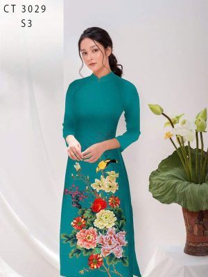 Vải Áo Dài Hoa Cẩm Chướng AD CT3029 26 1770345360 207 vai ao dai hoa cam chuong ad ct3029