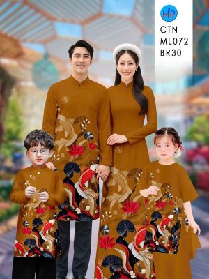 Vải Áo Dài Gia Đình Cá Chép AD CTNML072 20 1770427893 323 vai ao dai gia dinh ca chep ad ctnml072