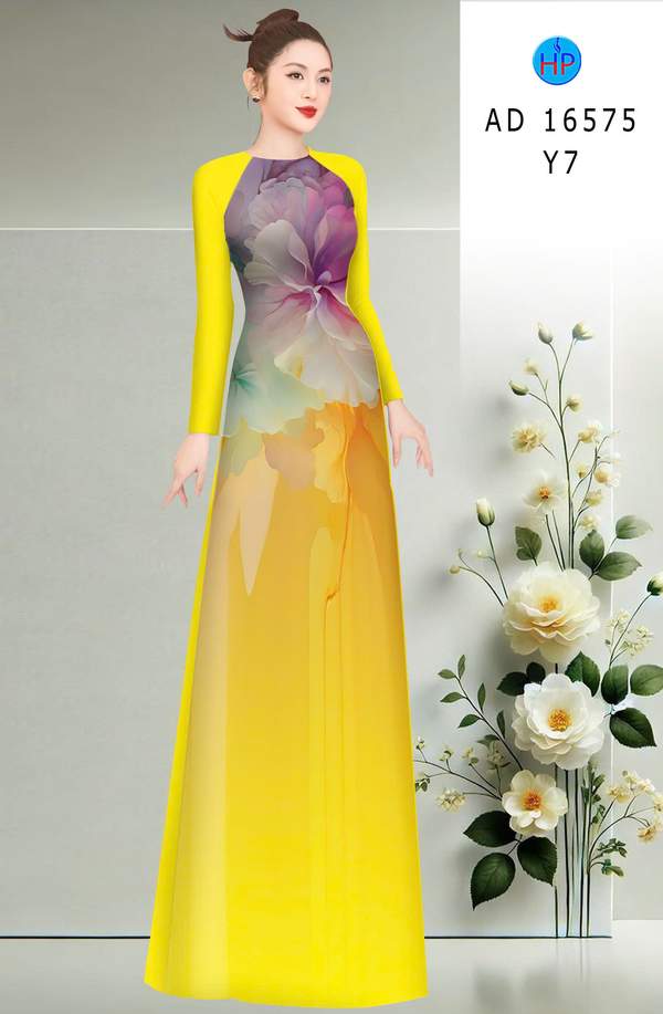 Vải Áo Dài Hoa In 3D AD 16575 9 1771895229 677 vai ao dai hoa in 3d ad 16575
