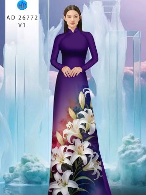Vải Áo Dài Hoa Ly AD 26772 22 1772072730 283 vai ao dai hoa ly ad 26772