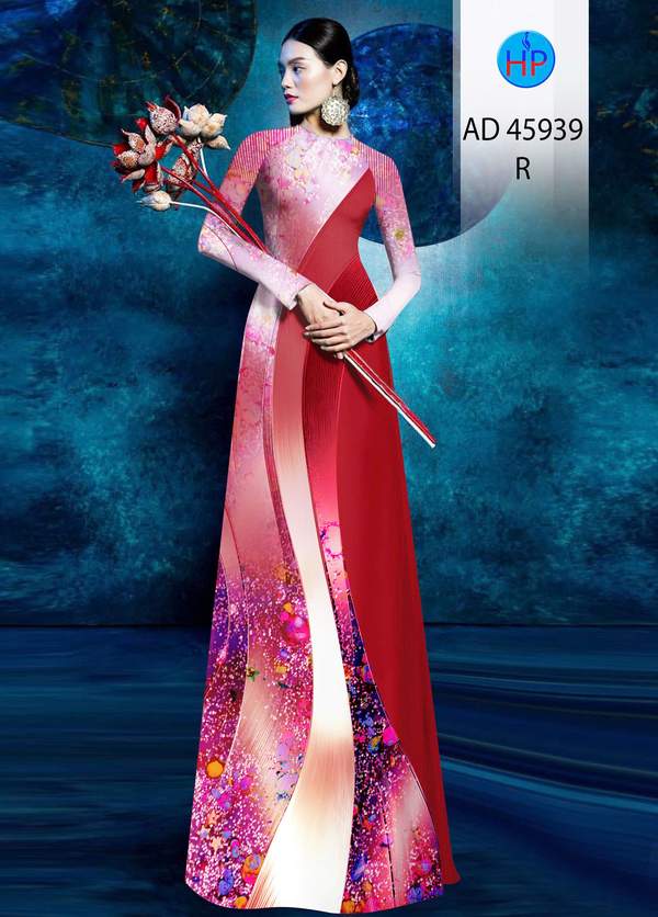 Vải Áo Dài Hoa In 3D AD 45939 3 1772158194 54 vai ao dai hoa in 3d ad 45939