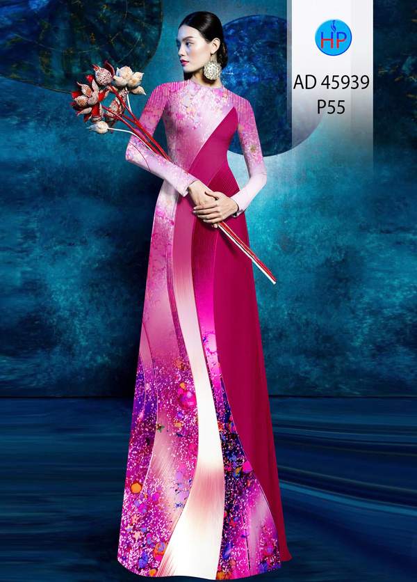 Vải Áo Dài Hoa In 3D AD 45939 5 1772158195 577 vai ao dai hoa in 3d ad 45939