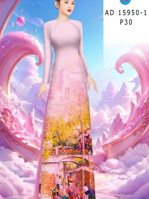 Vải Áo Dài Phong Cảnh AD 15950-3 27 1772420970 891 vai ao dai phong canh ad 15950 3