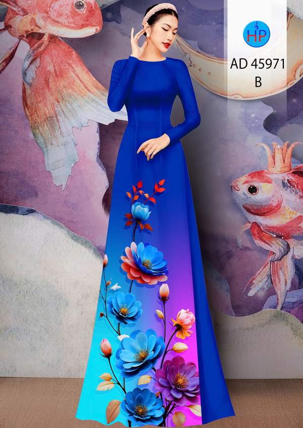 Vải Áo Dài Hoa In 3D AD 45971 2 1772421884 392 vai ao dai hoa in 3d ad 45971