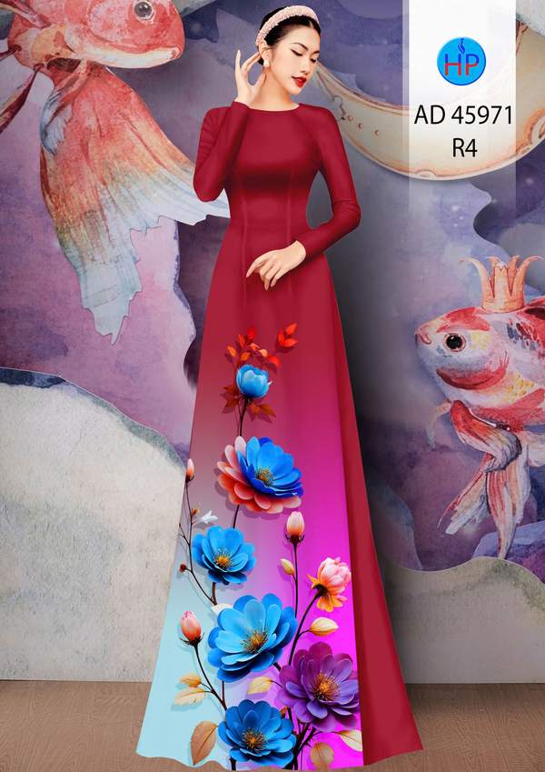 Vải Áo Dài Hoa In 3D AD 45971 5 1772421885 243 vai ao dai hoa in 3d ad 45971