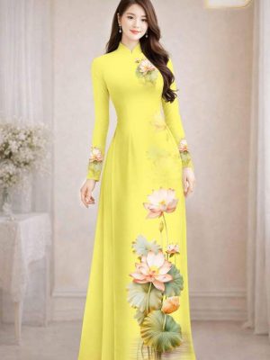 Vải Áo Dài Hoa Sen AD MH2707 17 1772501269 999 vai ao dai hoa sen ad mh2707