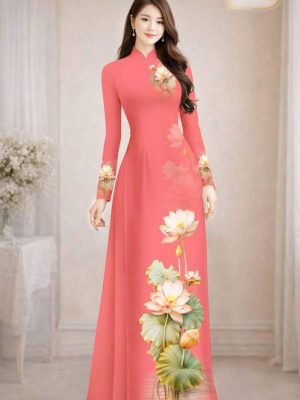 Vải Áo Dài Hoa Sen AD MH2707 25 1772501270 46 vai ao dai hoa sen ad mh2707