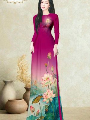 Vải Áo Dài Hoa Sen AD MH2665 35 1772501726 2 vai ao dai hoa sen ad mh2665