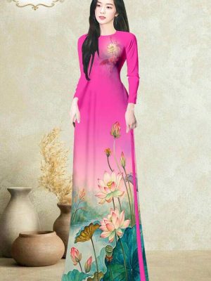 Vải Áo Dài Hoa Sen AD MH2665 59 1772501731 221 vai ao dai hoa sen ad mh2665