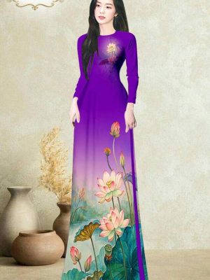 Vải Áo Dài Hoa Sen AD MH2665 61 1772501731 664 vai ao dai hoa sen ad mh2665