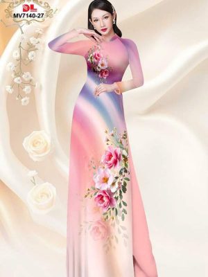Vải Áo Dài Hoa Hồng AD MV7140 45 1772587495 154 vai ao dai hoa hong ad mv7140