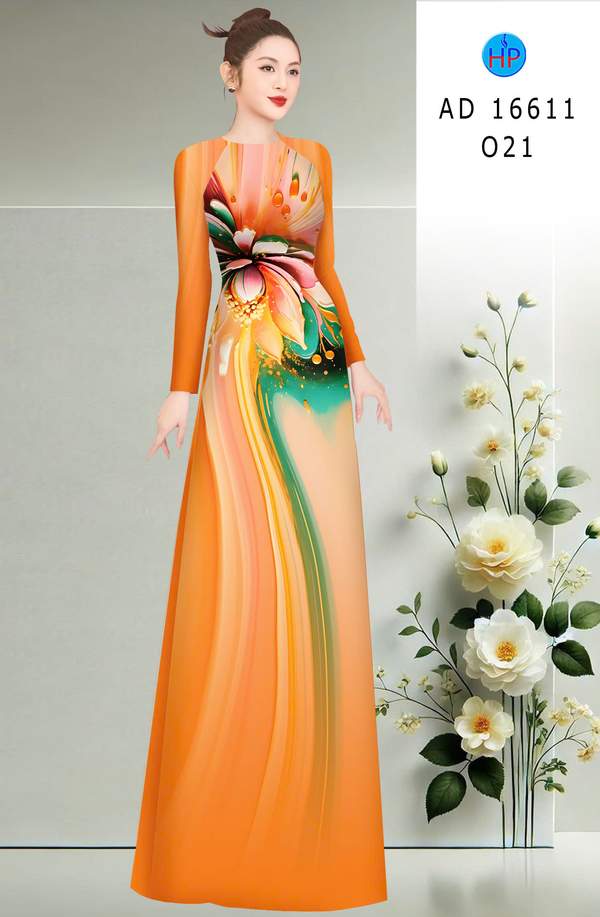 Vải Áo Dài Hoa In 3D AD 16611 4 1772587561 742 vai ao dai hoa in 3d ad 16611
