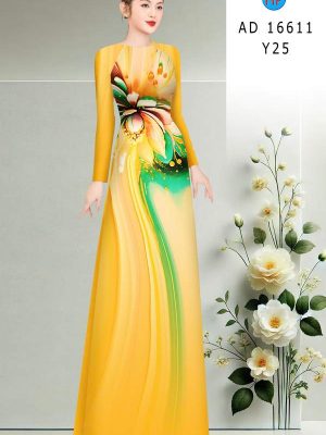 Vải Áo Dài Hoa In 3D AD 16611 31 1772587563 312 vai ao dai hoa in 3d ad 16611