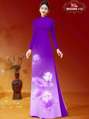Vải Áo Dài Hoa Sen AD MH2690 31 1772674929 104 vai ao dai hoa sen ad mh2690