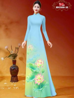 Vải Áo Dài Hoa Sen AD MH2690 33 1772674929 110 vai ao dai hoa sen ad mh2690