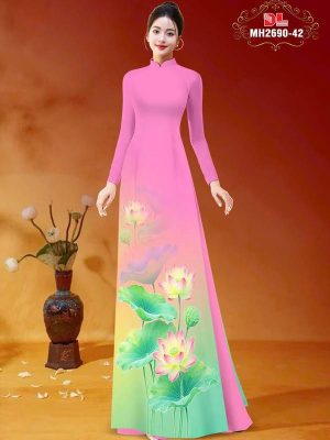 Vải Áo Dài Hoa Sen AD MH2690 49 1772674935 801 vai ao dai hoa sen ad mh2690