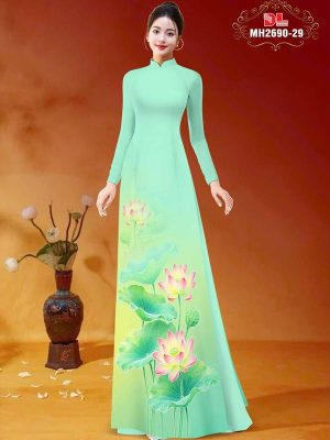 Vải Áo Dài Hoa Sen AD MH2690 56 1772674937 24 vai ao dai hoa sen ad mh2690