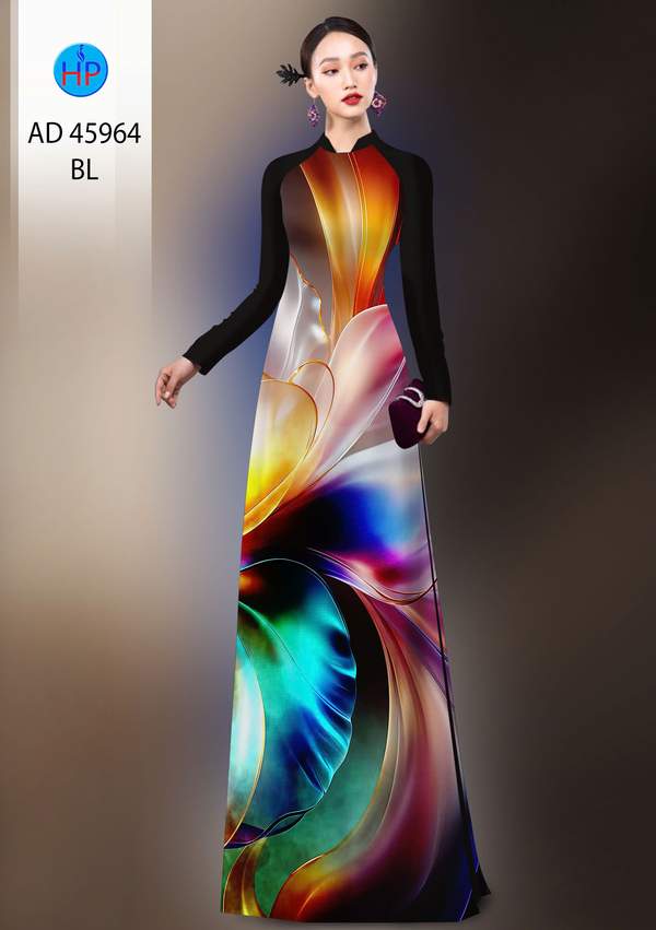 Vải Áo Dài Hoa In 3D AD 45964 5 1773019364 260 vai ao dai hoa in 3d ad 45964