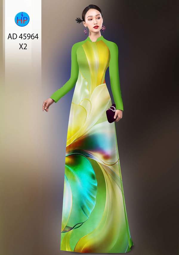 Vải Áo Dài Hoa In 3D AD 45964 9 1773019365 501 vai ao dai hoa in 3d ad 45964