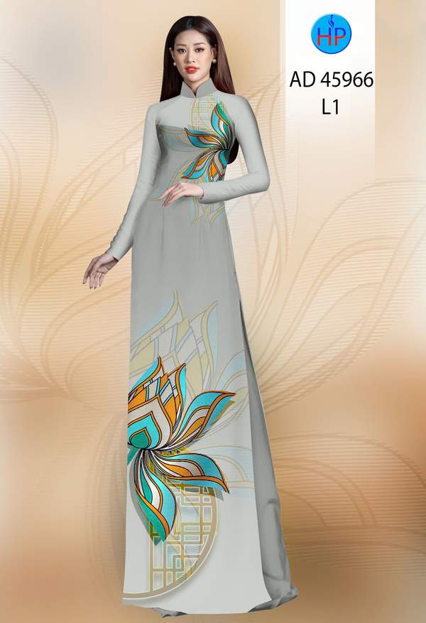 Vải Áo Dài Hoa In 3D AD 45966 8 1773020278 112 vai ao dai hoa in 3d ad 45966