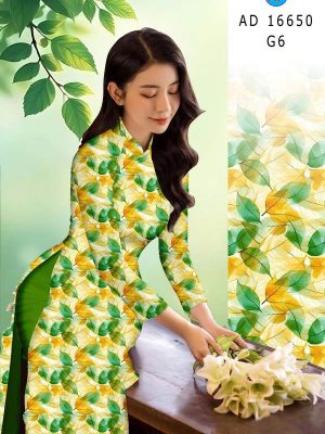 Vải Áo Dài In Hình Lá AD 16650 29 1773105821 121 vai ao dai in hinh la ad 16650