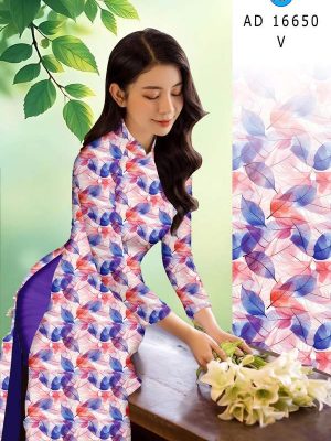 Vải Áo Dài In Hình Lá AD 16650 26 1773105821 233 vai ao dai in hinh la ad 16650