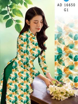 Vải Áo Dài In Hình Lá AD 16650 34 1773105822 896 vai ao dai in hinh la ad 16650