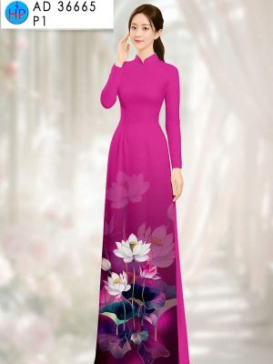 Vải Áo Dài Hoa Sen AD 36665 21 1773279571 218 vai ao dai hoa sen ad 36665