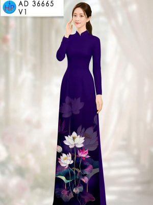 Vải Áo Dài Hoa Sen AD 36665 22 1773279572 598 vai ao dai hoa sen ad 36665