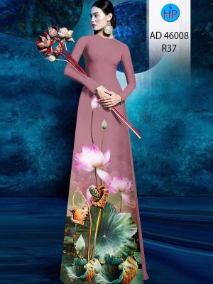 Vải Áo Dài Hoa Sen AD 46008 21 1773280972 125 vai ao dai hoa sen ad 46008