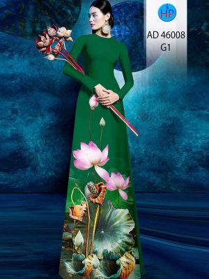 Vải Áo Dài Hoa Sen AD 46008 28 1773280974 597 vai ao dai hoa sen ad 46008