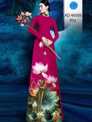 Vải Áo Dài Hoa Sen AD 46008 35 1773280975 225 vai ao dai hoa sen ad 46008