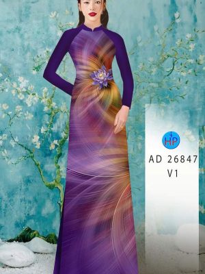 Vải Áo Dài Hoa In 3D AD 26847 34 1773368385 211 vai ao dai hoa in 3d ad 26847