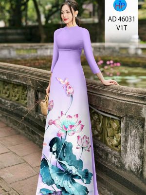 Vải Áo Dài Hoa Sen AD 46031 19 1773627266 150 vai ao dai hoa sen ad 46031