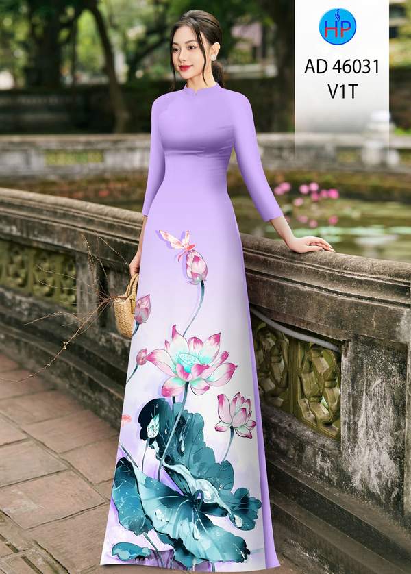 Vải Áo Dài Hoa Sen AD 46031 2 1773627266 150 vai ao dai hoa sen ad 46031