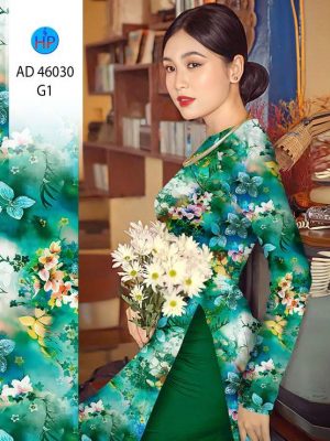 Vải Áo Dài Hoa In 3D AD 46030 30 1773627735 273 vai ao dai hoa in 3d ad 46030