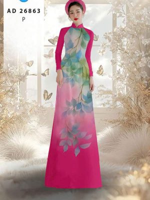 Vải Áo Dài Hoa In 3D AD 26863 33 1773711111 214 vai ao dai hoa in 3d ad 26863