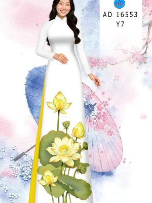 Vải Áo Dài Hoa Sen AD 16553 27 1774228849 115 vai ao dai hoa sen ad 16553
