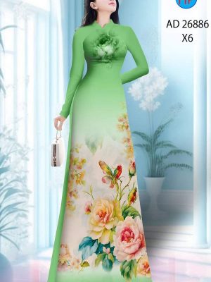 Vải Áo Dài Hoa In 3D AD 26886 32 1774229289 714 vai ao dai hoa in 3d ad 26886