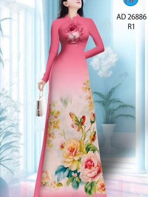 Vải Áo Dài Hoa In 3D AD 26886 34 1774229290 429 vai ao dai hoa in 3d ad 26886