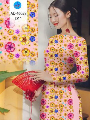 Vải Áo Dài Hoa In 3D AD 46058 21 1774315431 331 vai ao dai hoa in 3d ad 46058